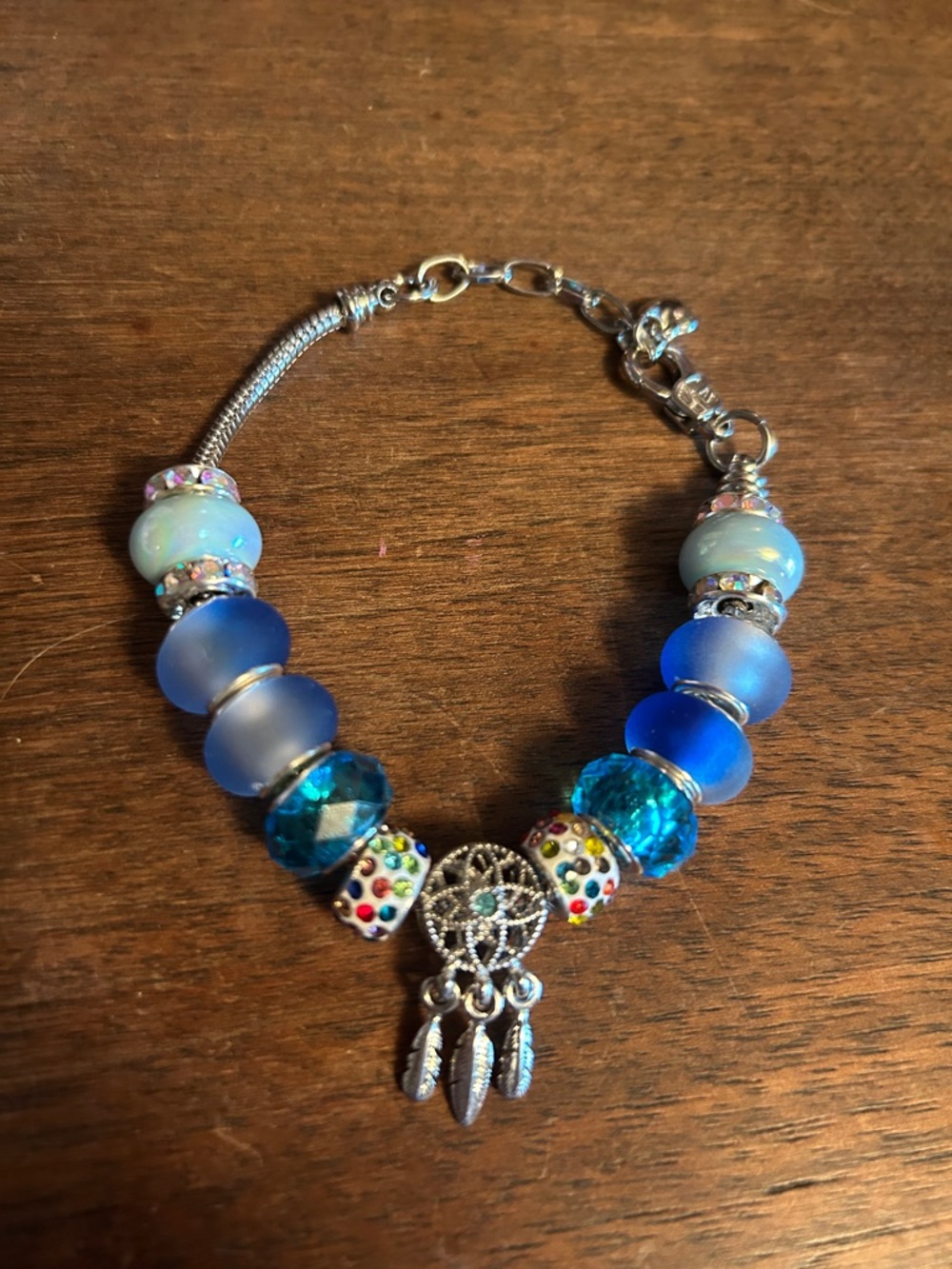 💙Blue Dreamcatcher Charm Bracelet  - Women's Jewelry
